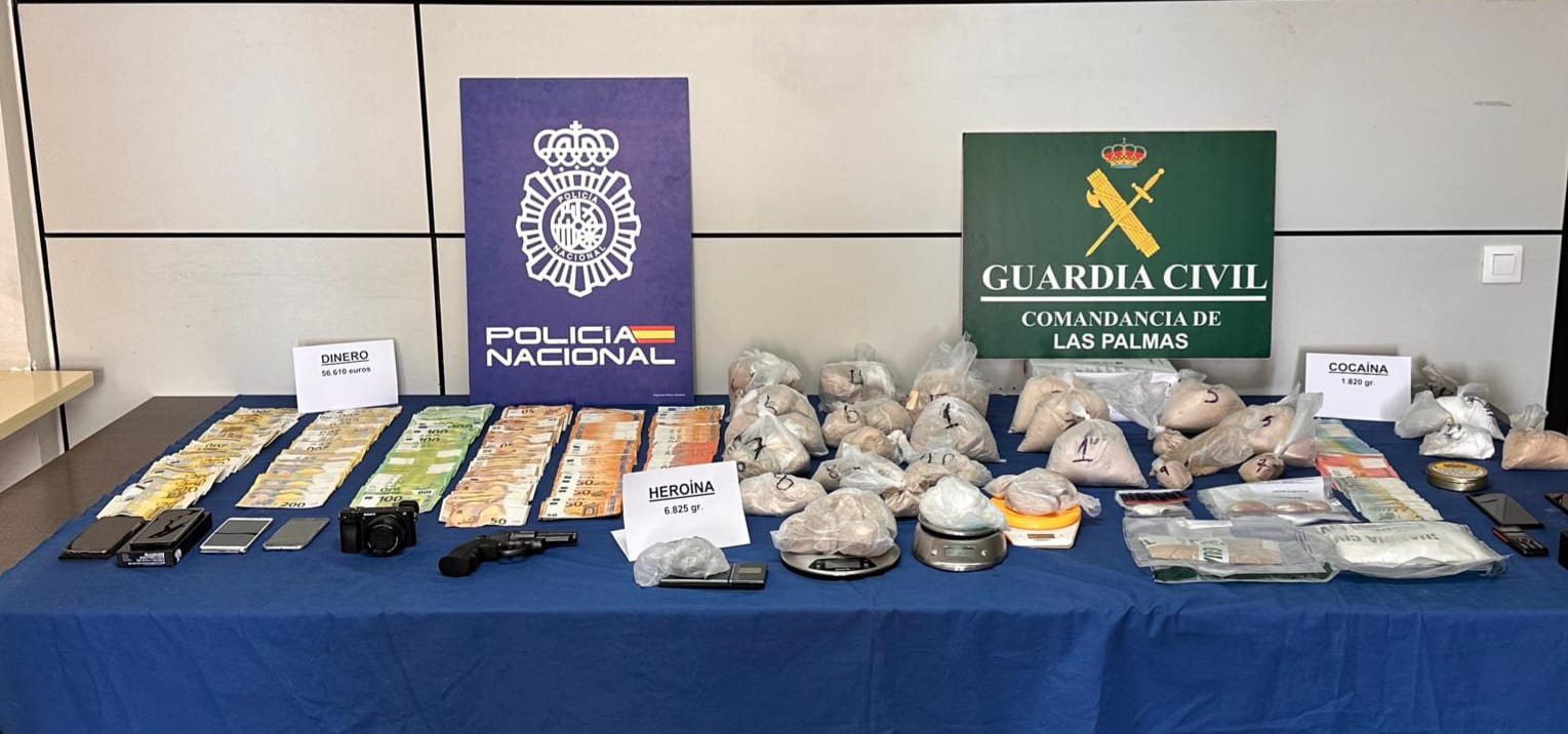 Detenidas 9 personas en la provincia de Las Palmas relacionadas con el tráfico de drogas a través de mulas humanas