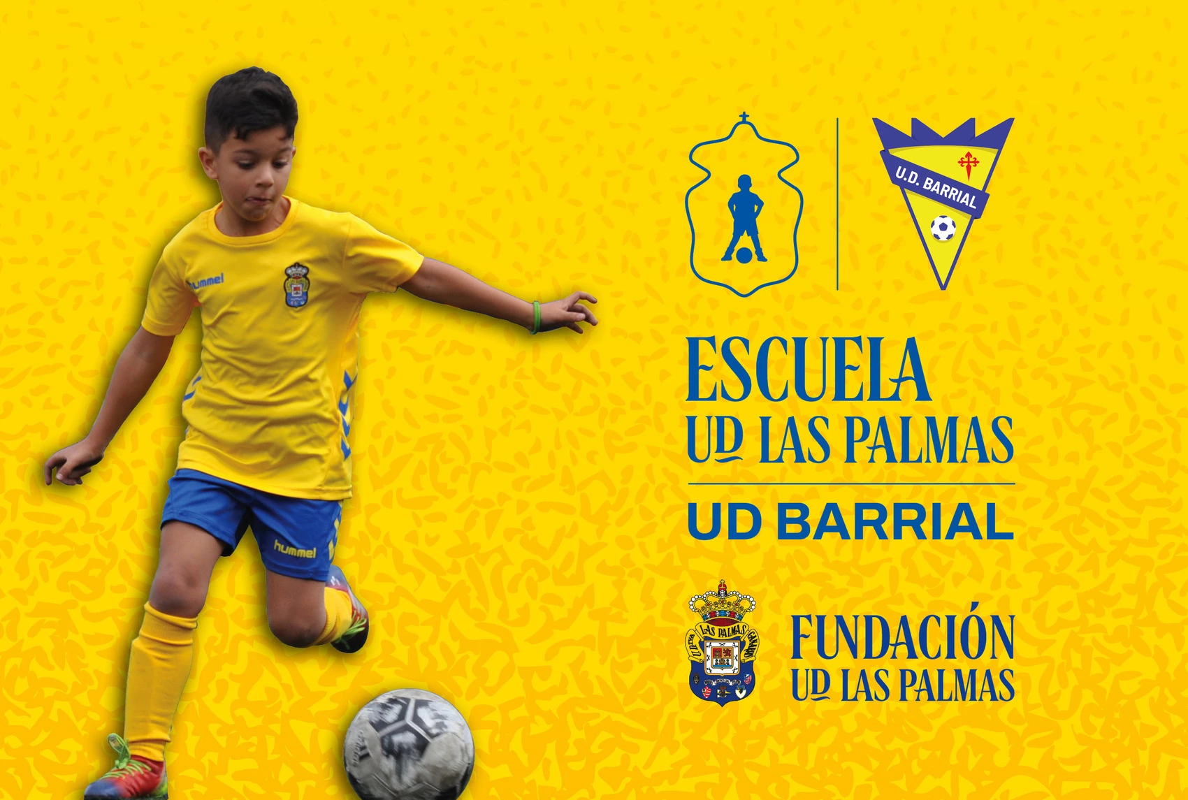 La Escuela UDLP en el norte de Gran Canaria con la UD Barrial