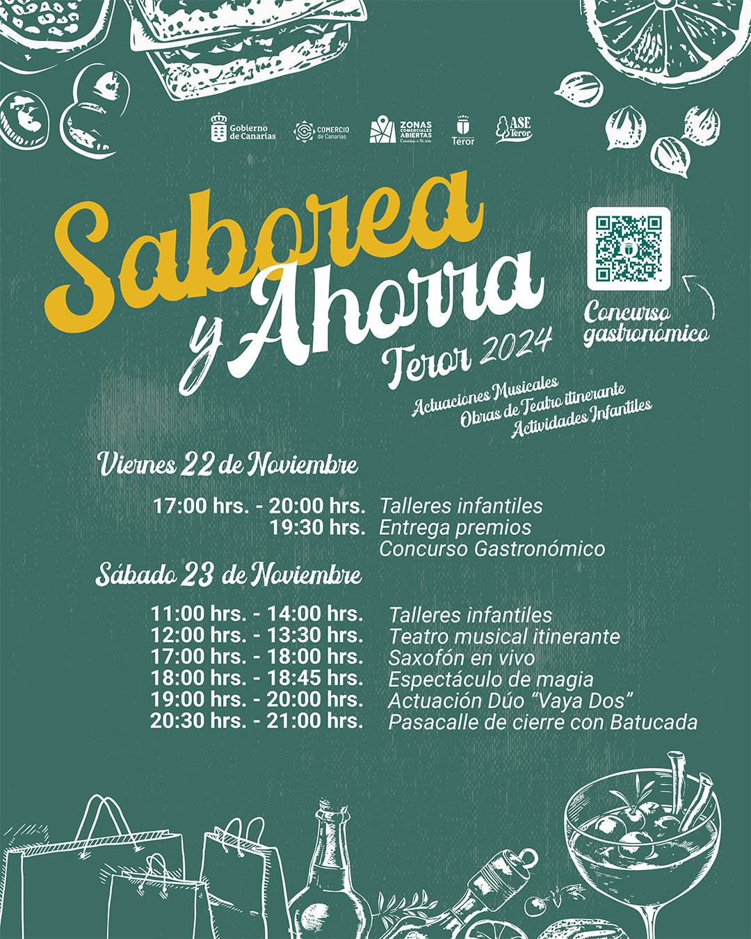 ’Saborea y Ahorra en Teror’ llega este fin de semana con descuentos, actividades en la calle y concurso gastronómico