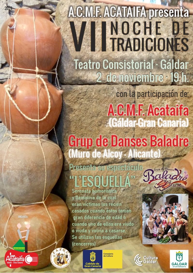 CMF ACATAIFA presenta la VII Noche de Tradiciones con el Grup de Danses Baladre