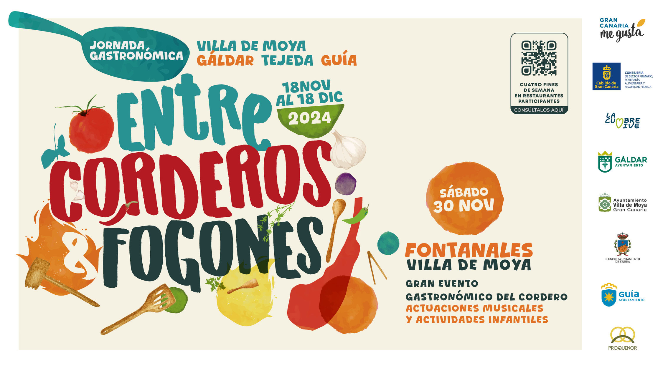 El gran evento gastronómico de ‘Entre Corderos y Fogones’ se celebra en Fontanales