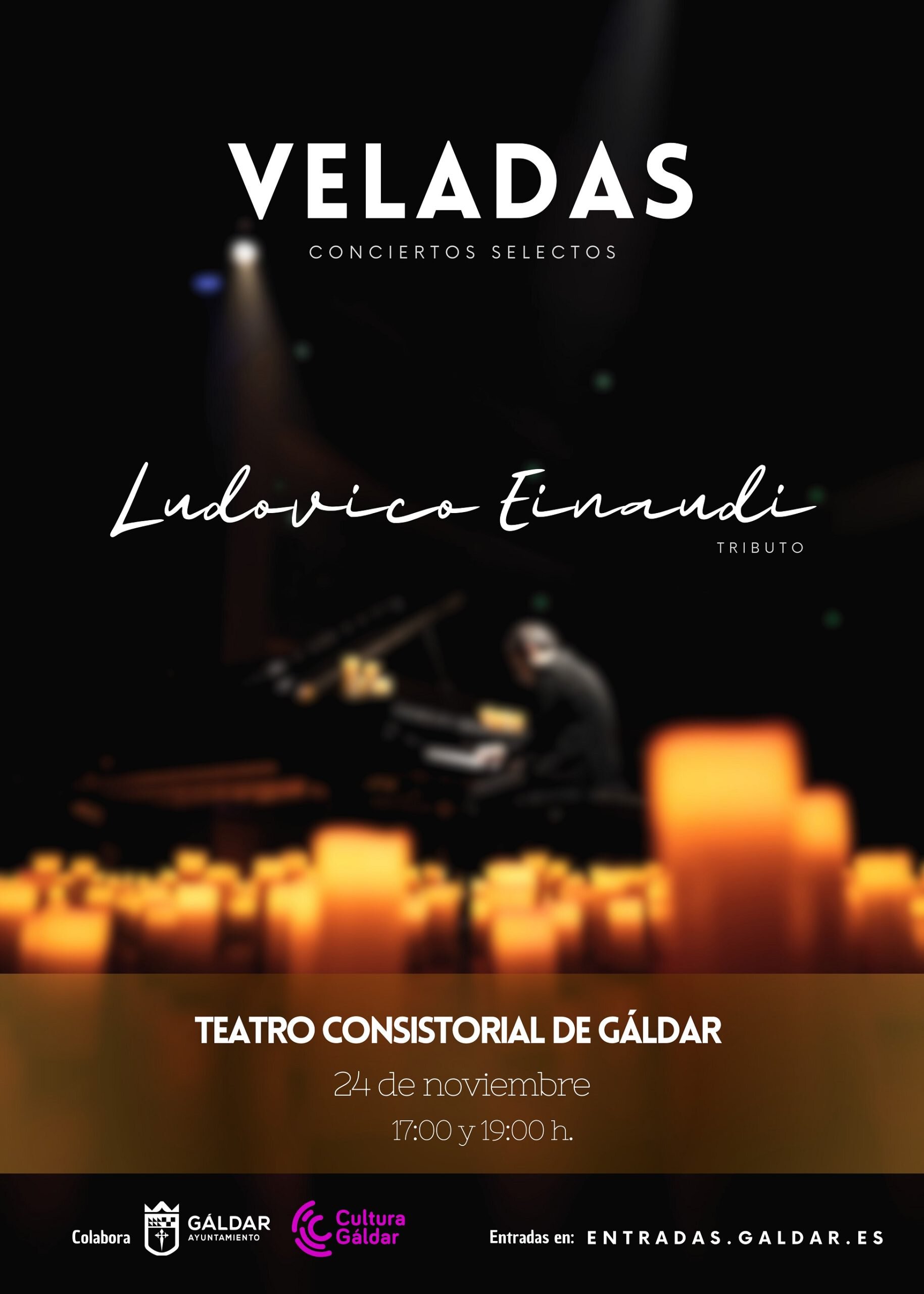 Veladas’ presenta este domingo su espectáculo ‘Tributo a Ludovico Einaudi’ en el Teatro Consistorial