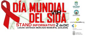 Gáldar conmemora el Día Mundial de la Lucha contra el SIDA con la lectura de un manifiesto y un stand