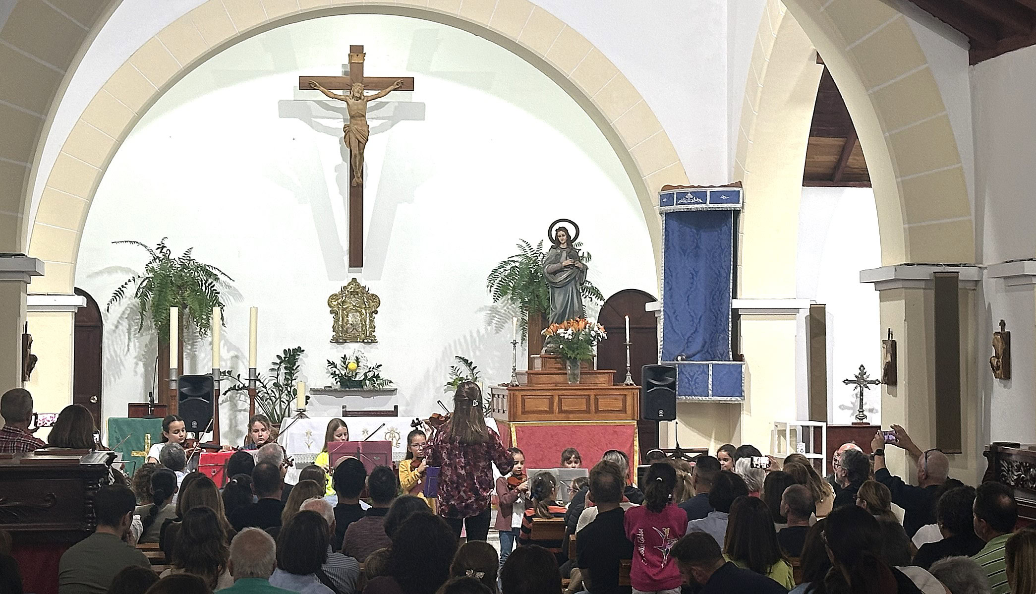 La Escuela Municipal de Música de Gáldar ‘Pedro Espinosa’ celebró la festividad de Santa Cecilia con un concierto