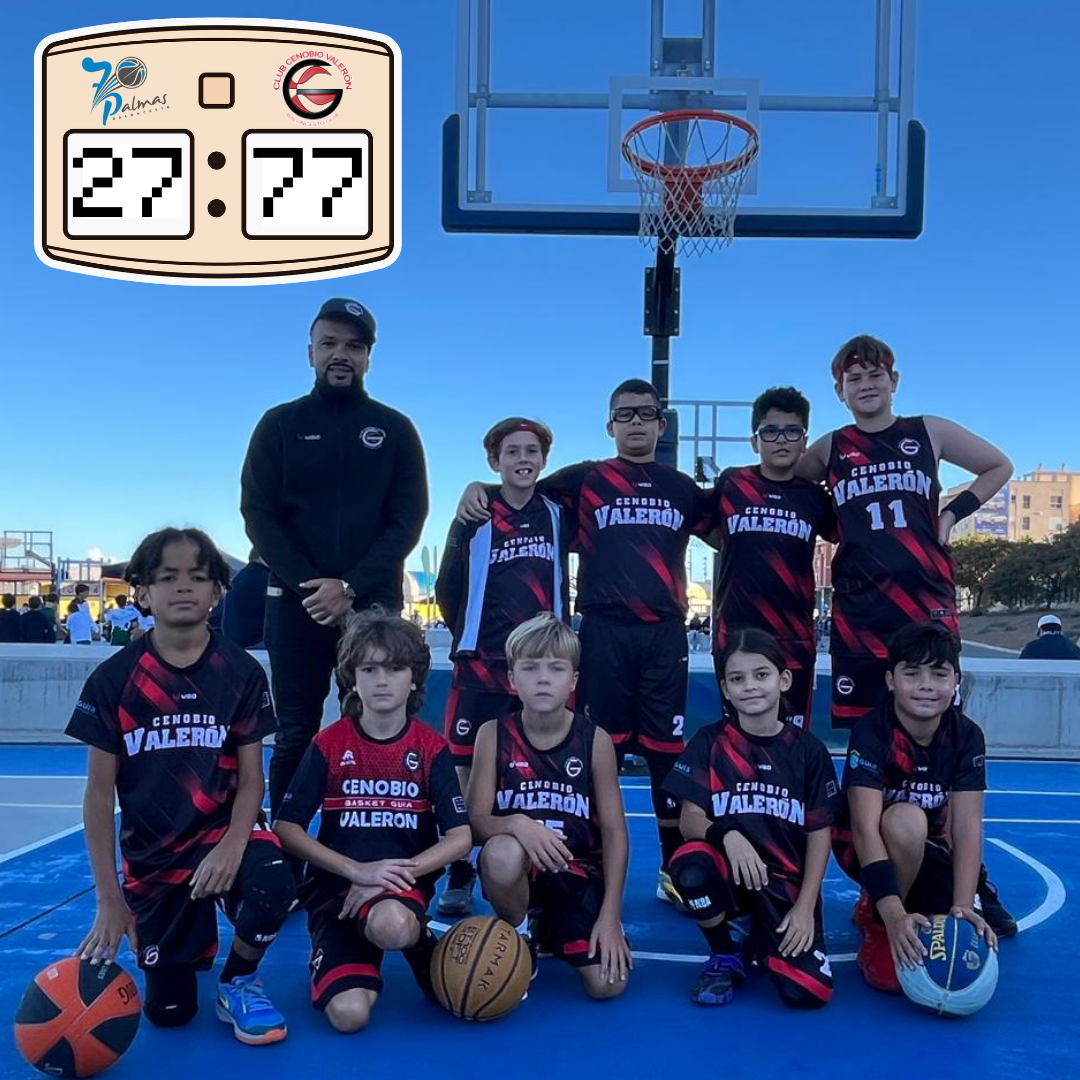 Gran actuación de nuestro equipo Minibasket del Cenobio Valerón Basket Guía 