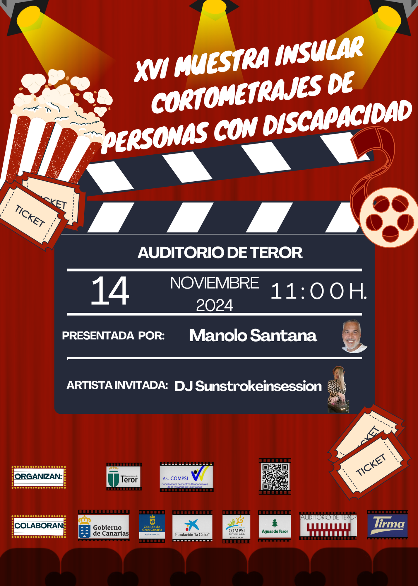 Teror acoge el próximo jueves la 16ª Muestra Insular de Cortometrajes de Personas con Discapacidad