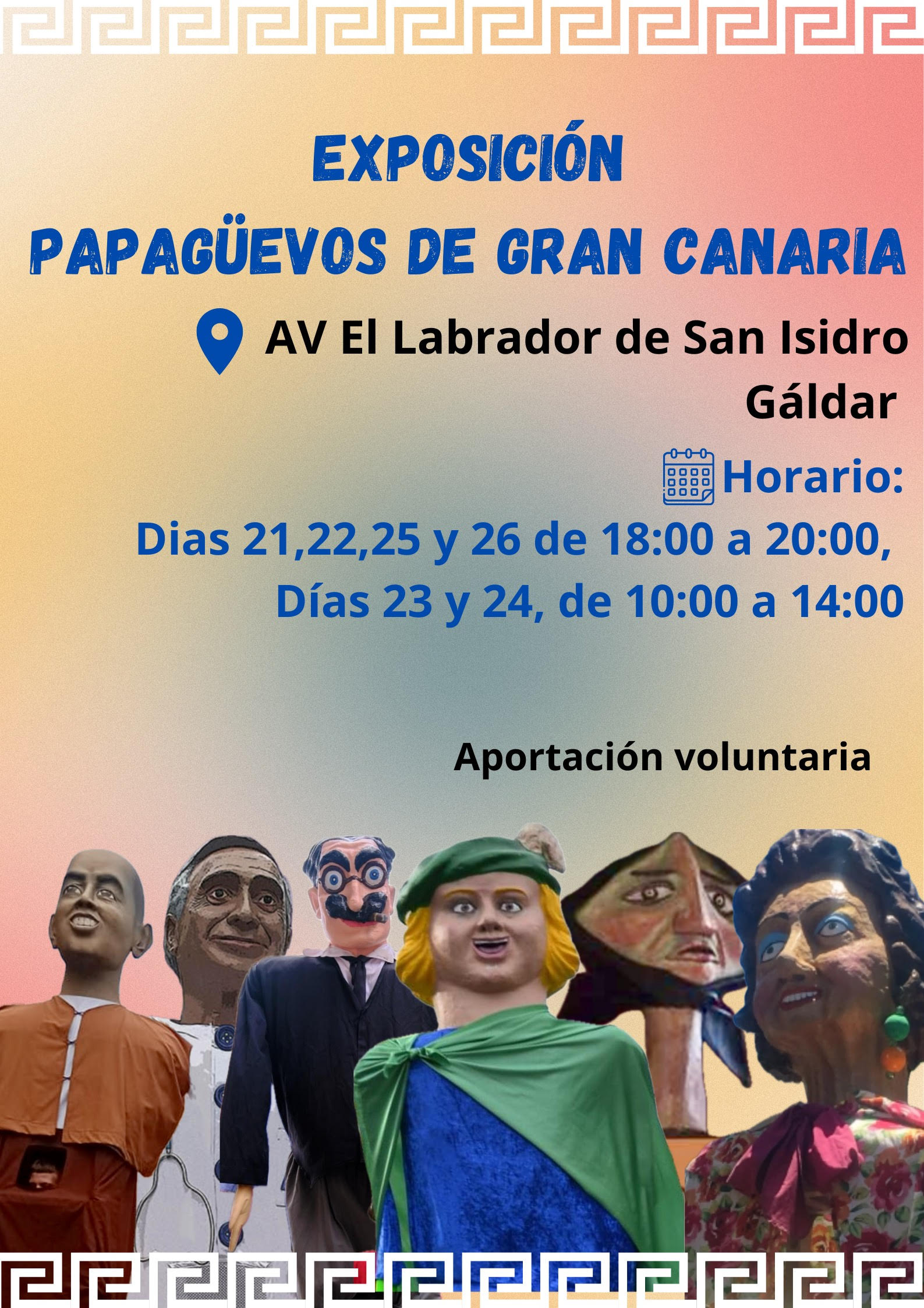 Los papagüevos de Gran Canaria se congregarán del 21 al 26 en San Isidro de Gáldar