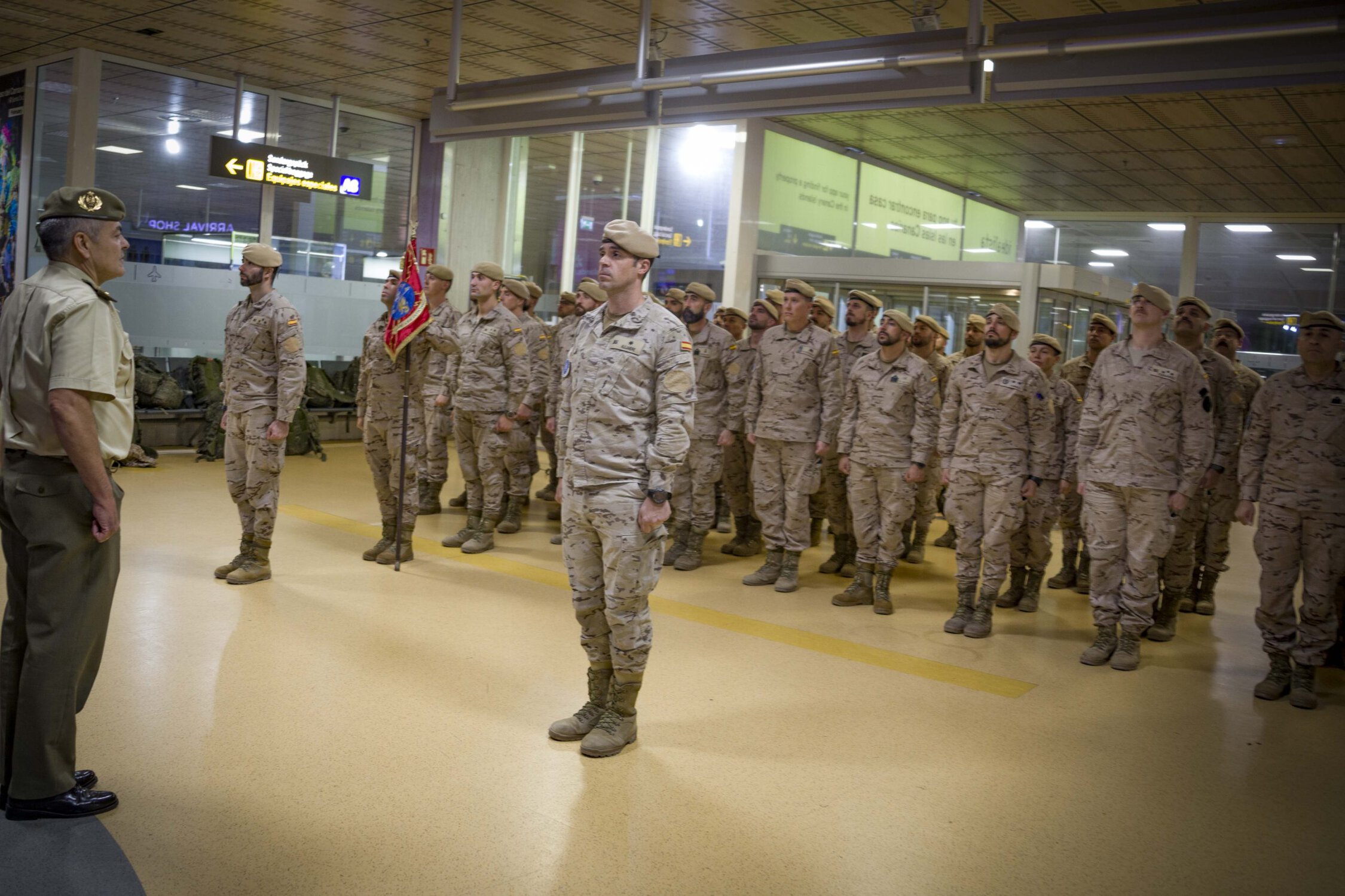 Regreso del contingente de unidades del Mando de Canarias del Ejército de Tierra de apoyo a Irak