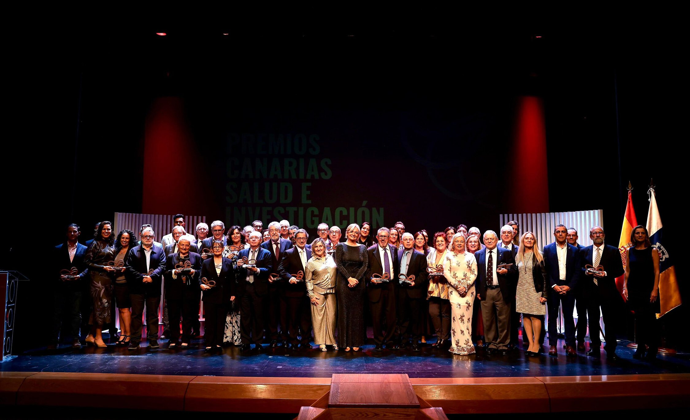 Acto de entrega de los premios Canarias a las Ciencias de la Salud e Investigación Biomédica