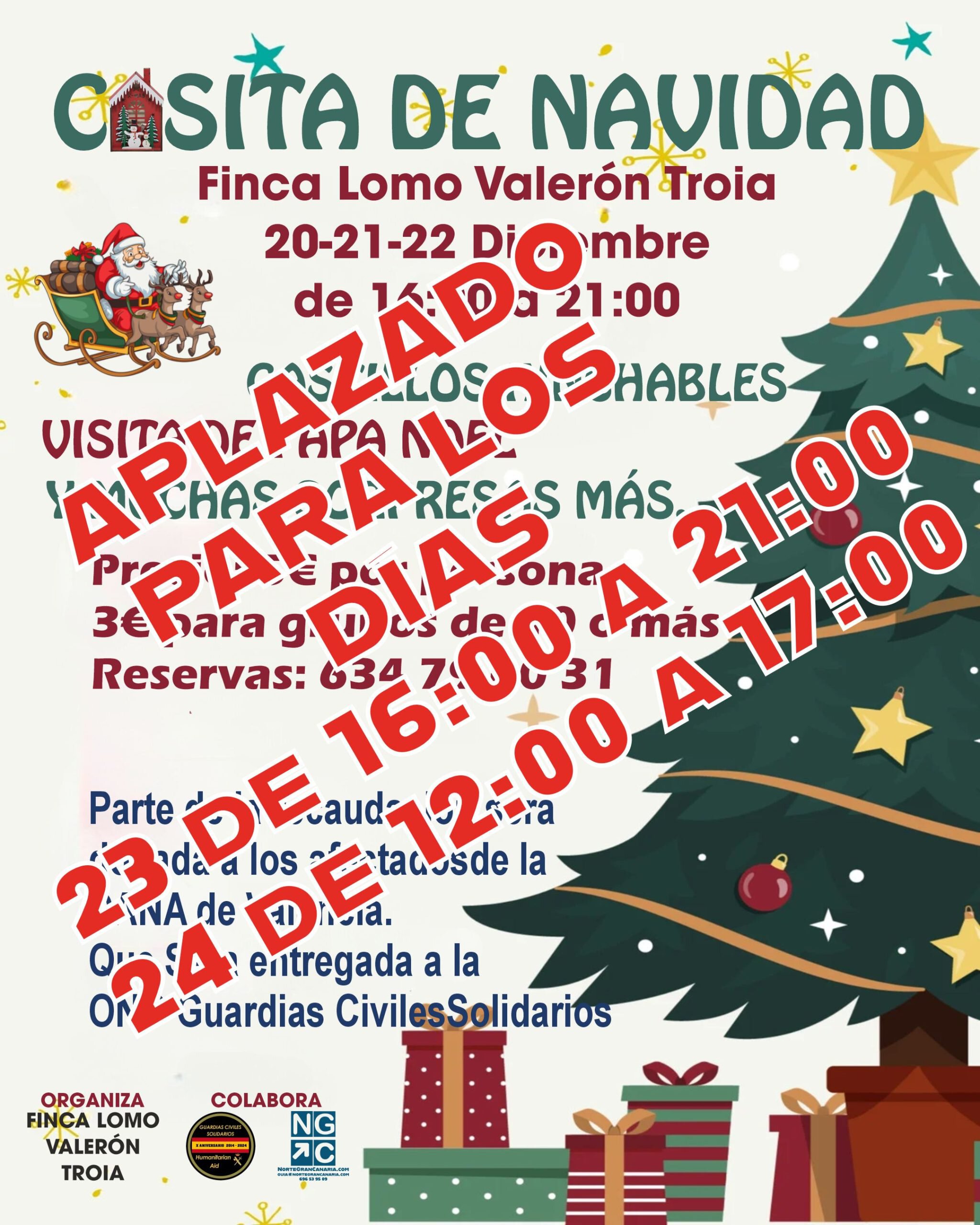 Comunicado de «La Casita de la Navidad»