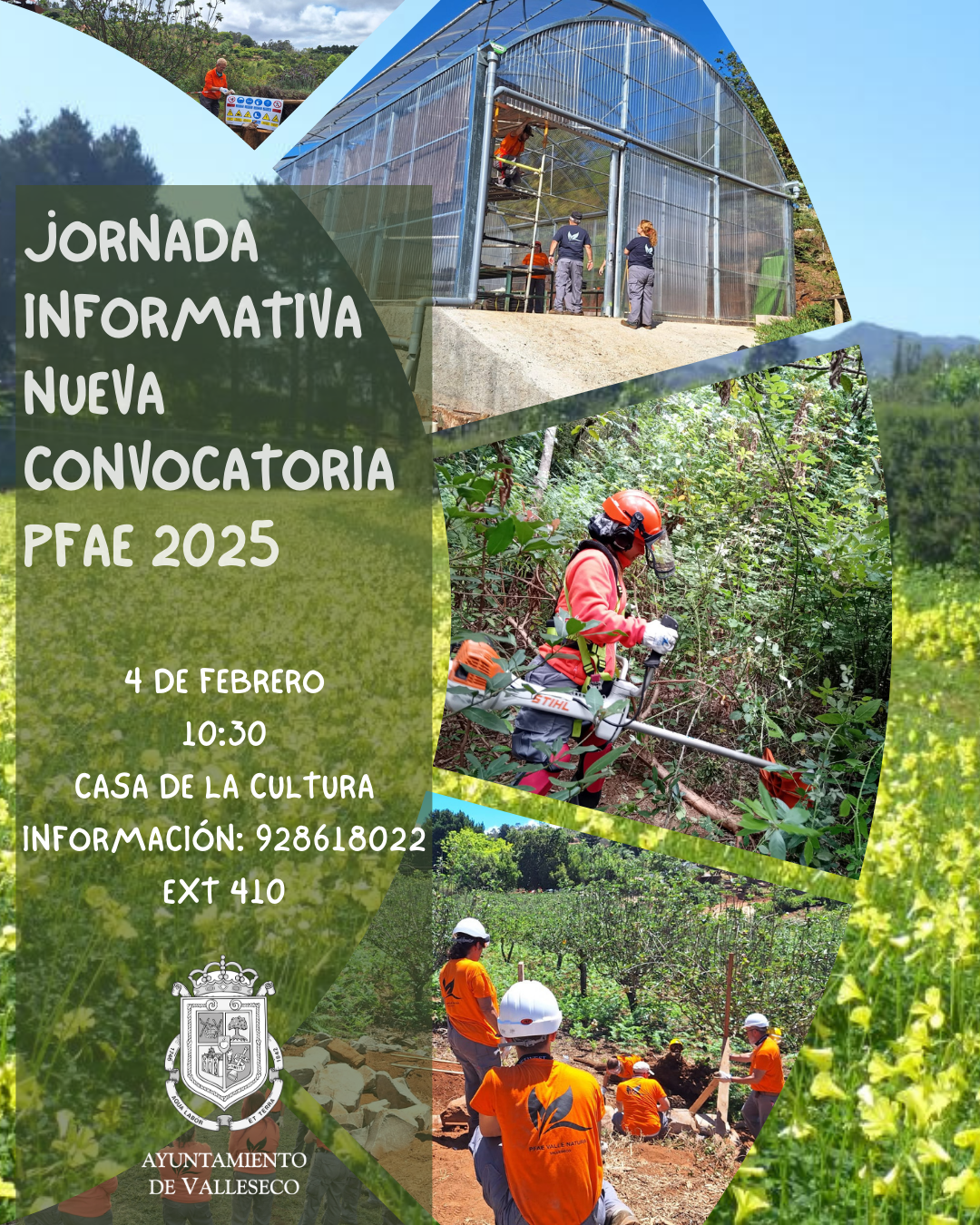 El PFAE Forestal celebra una jornada informativa a la población