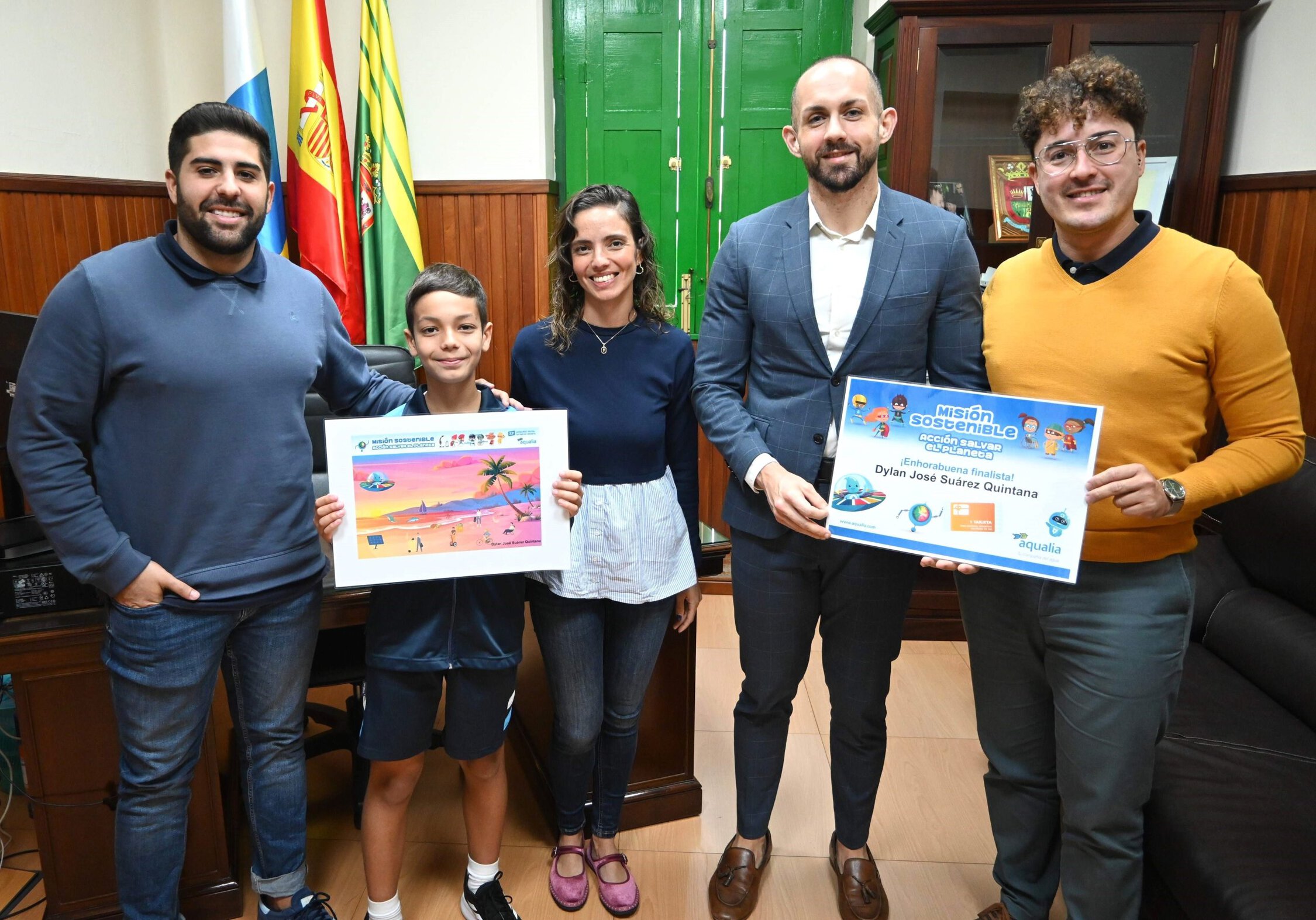 Un estudiante de Gáldar, premiado en el Concurso Digital de Aqualia para cuidar del agua y la biodiversidad