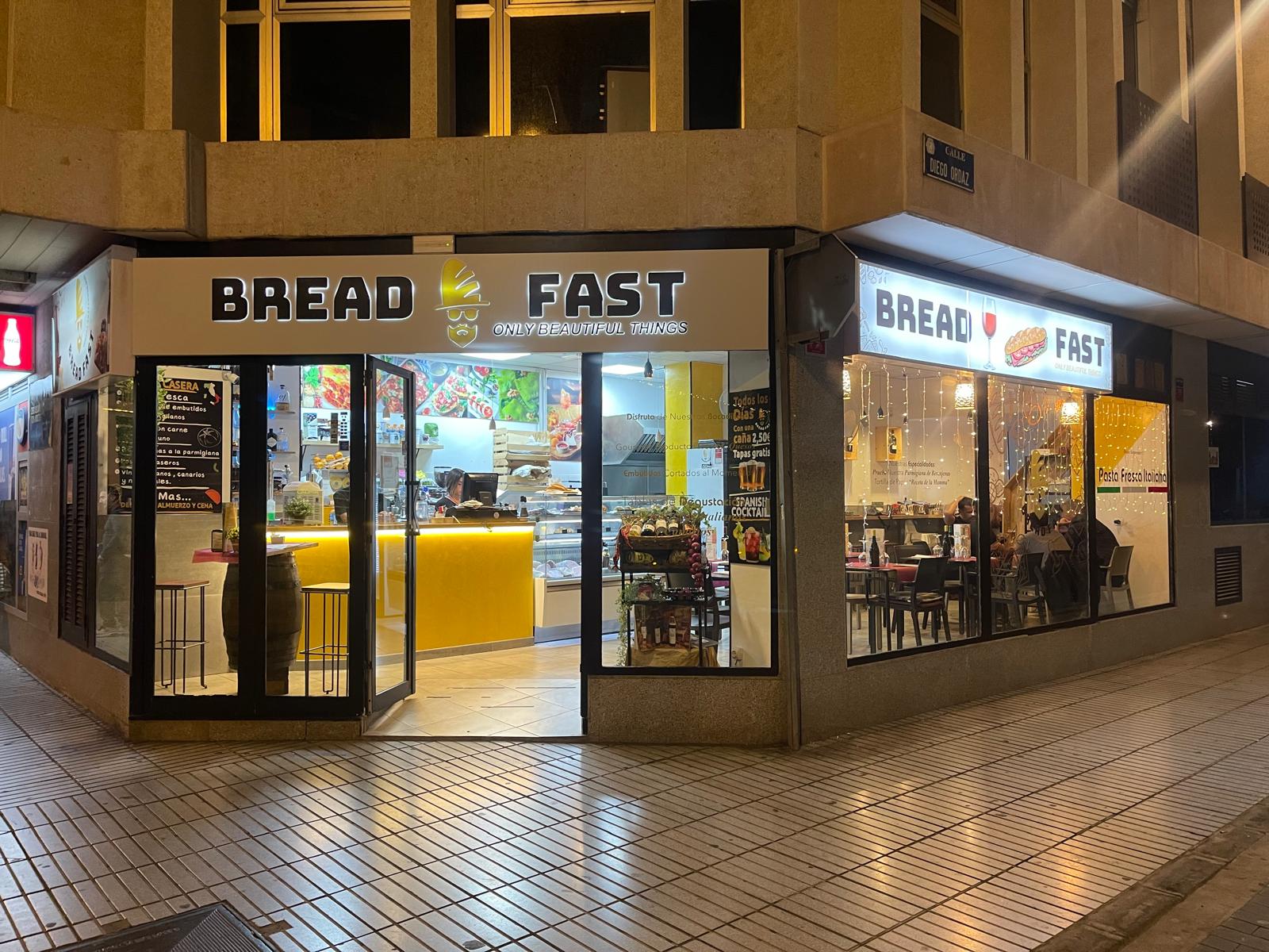 «BREAD FAST» nuevo Gastrobar junto al Parque Santa Catalina de Las Palmas de Gran Canaria