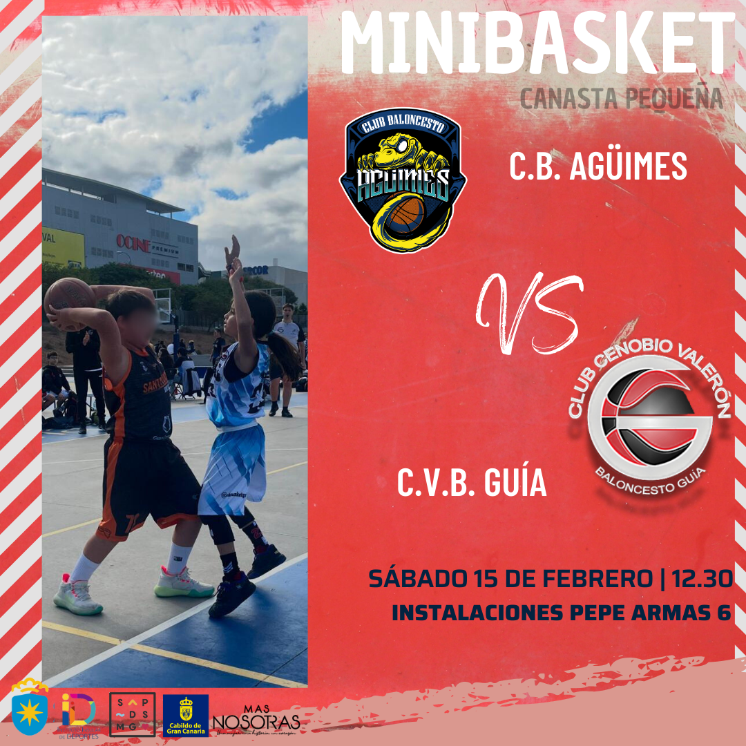 Partido fin de semana Cenobio Valerón Basket Guía