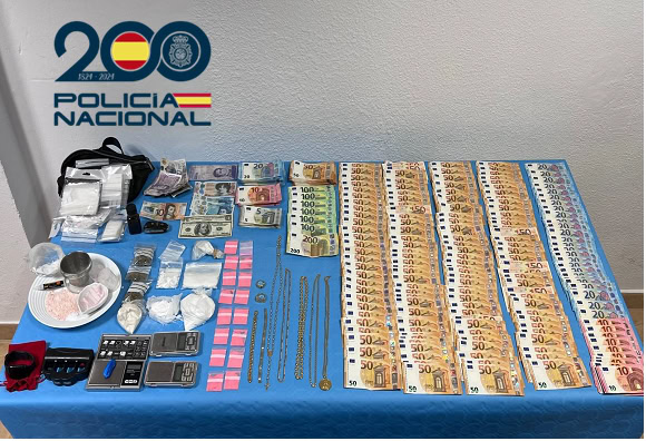 La Policia Nacional desarticula un punto de venta de droga en la localidad de Tunte 