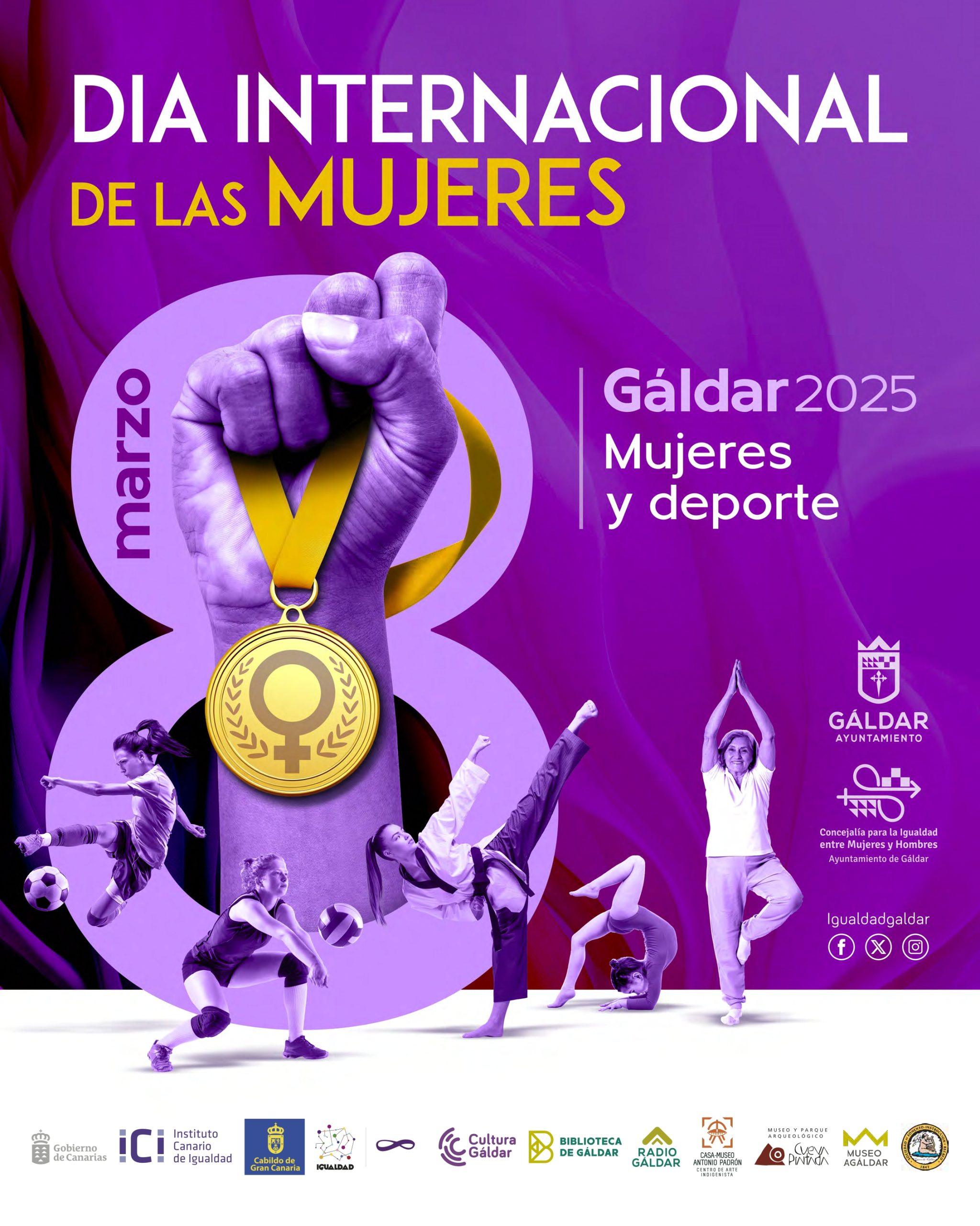 Igualdad organiza un amplio programa de actividades en marzo en torno al Día Internacional de las Mujeres enfocado en el deporte