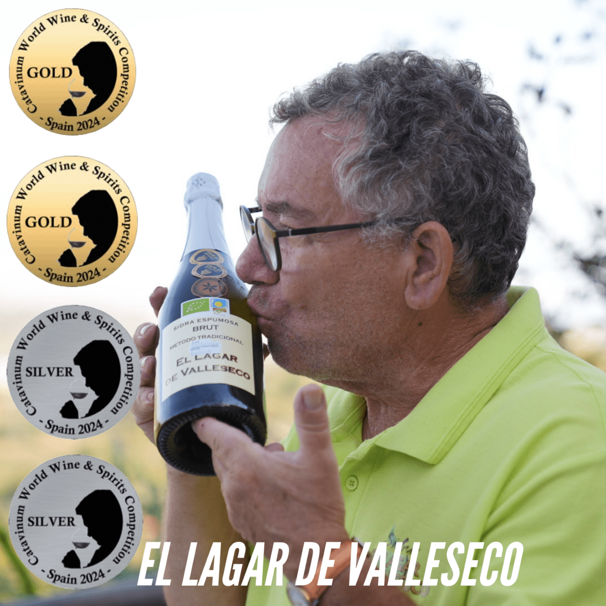 Las sidras de El Lagar de Valleseco se coronan en el Catavinum World Wine & Spirits Competition 2024
