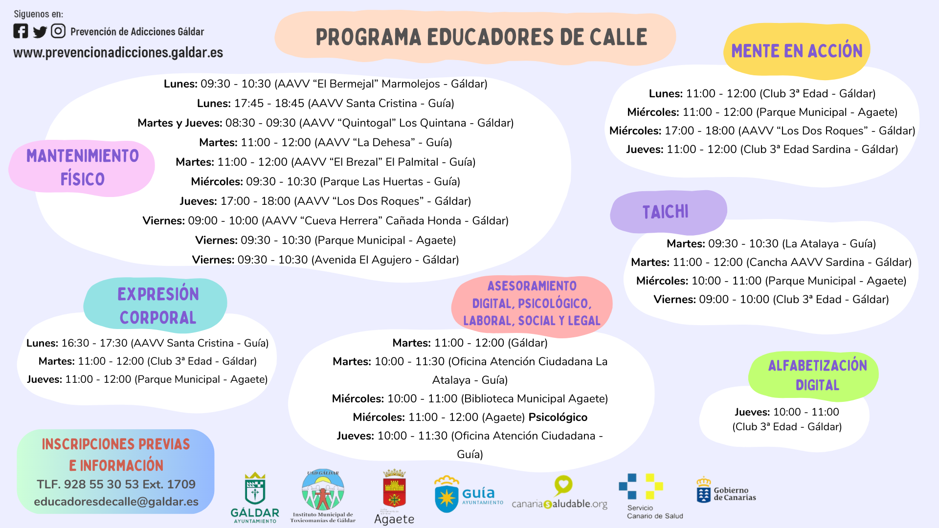 El programa de ‘Educadores de Calle’ lleva a cabo numerosas actividades en diferentes espacios del municipio