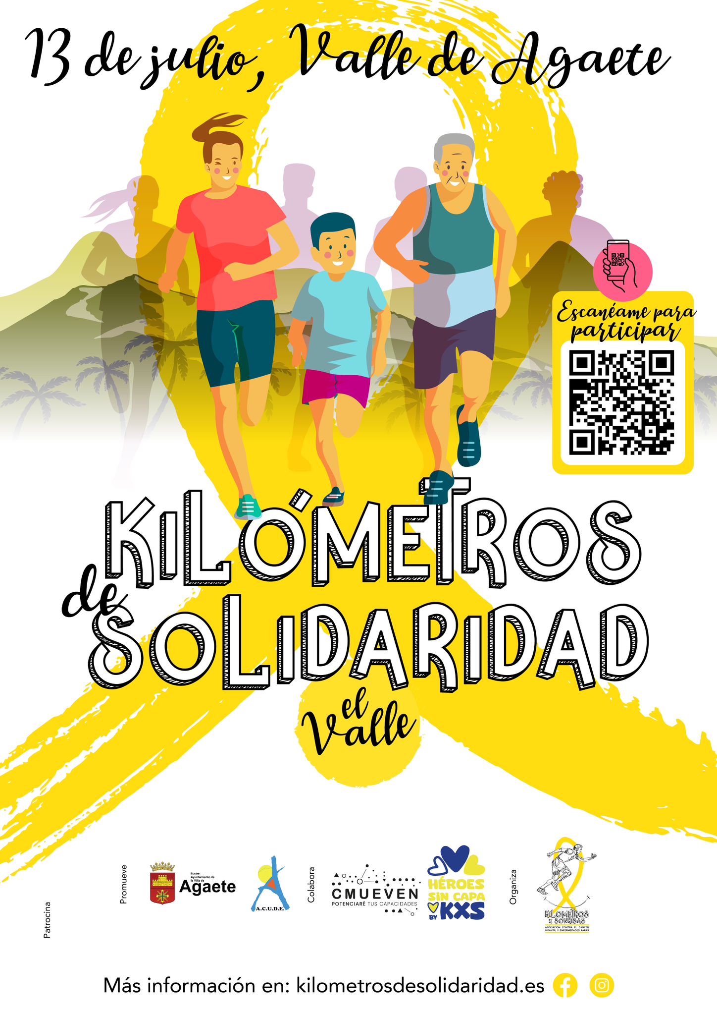 La Villa de Agaete acogerá la carrera Kilómetros de Solidaridad