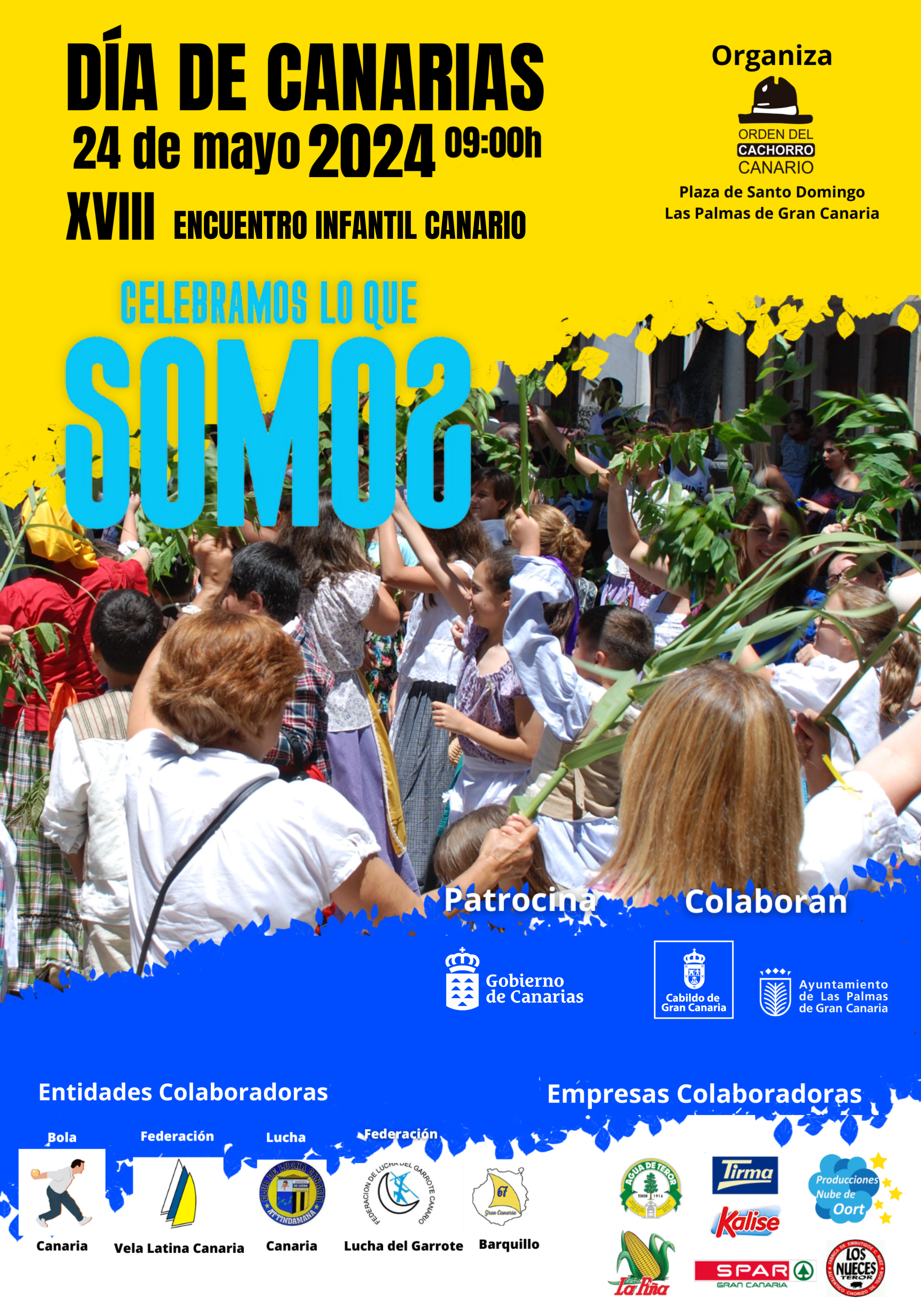 XVIII Encuentro Infantil Canario en la Plaza de Santo Domingo