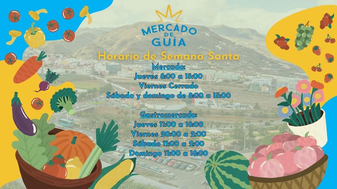 El Mercado de Guía abrirá sus puertas en Semana Santa desde mañana jueves
