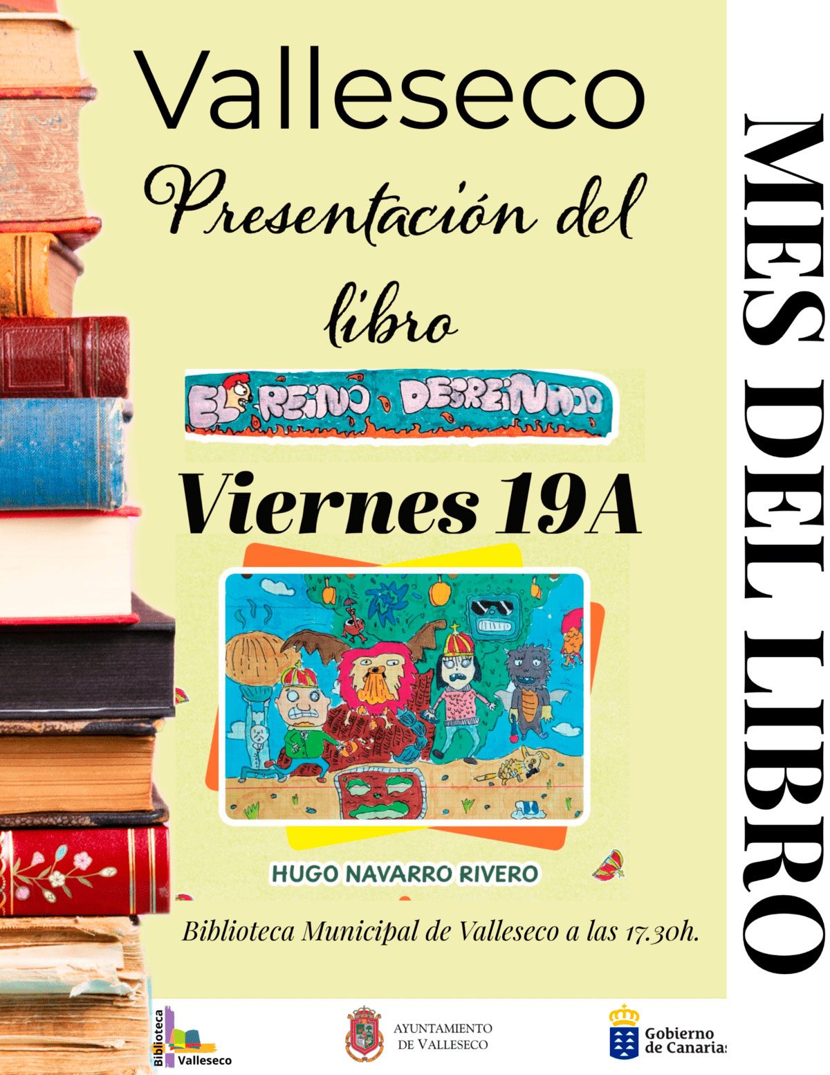 Presentación del libro del joven escritor vallesequense Hugo Navarro Rivero