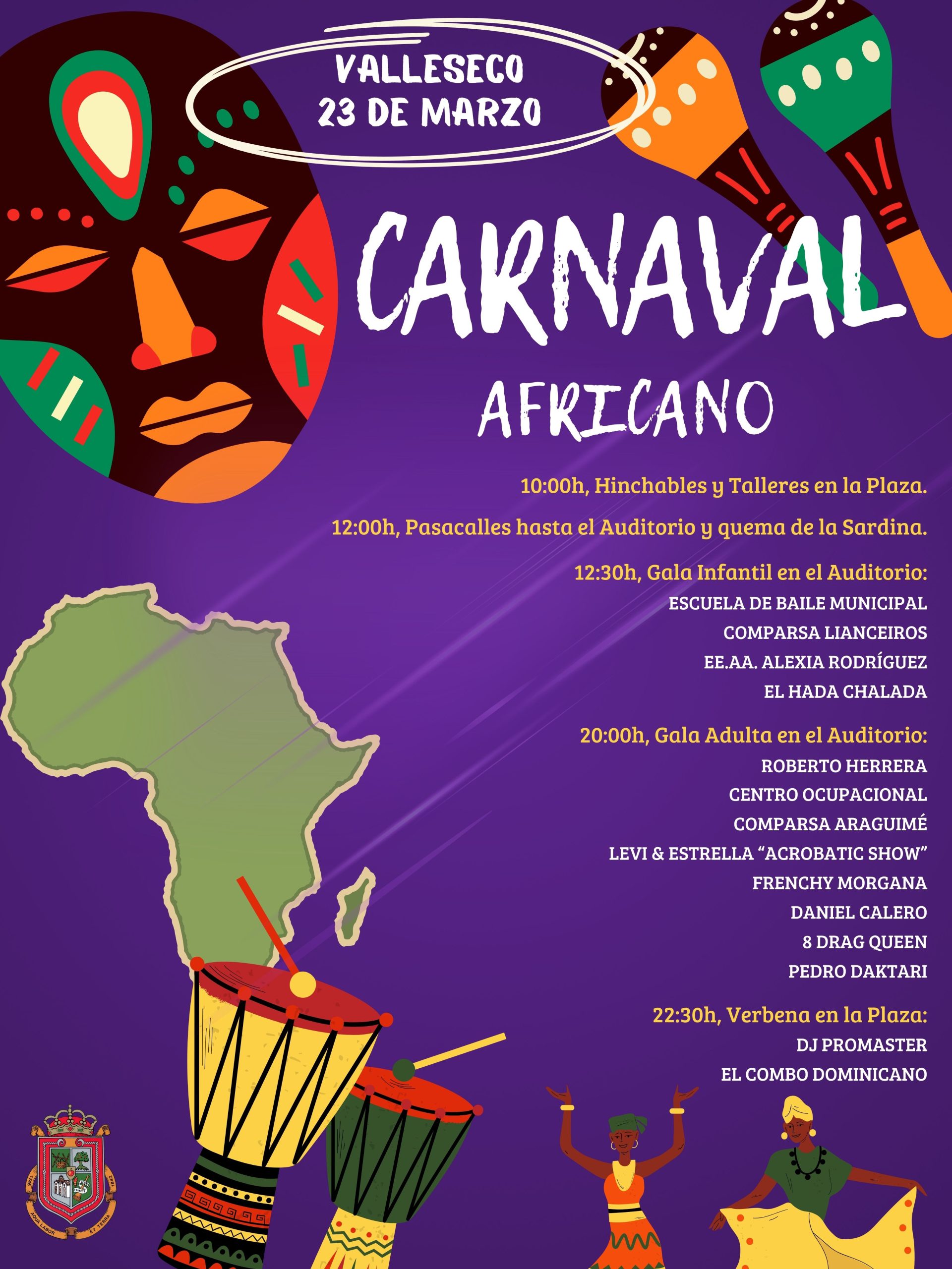 El Carnaval de África llega al municipio de Valleseco