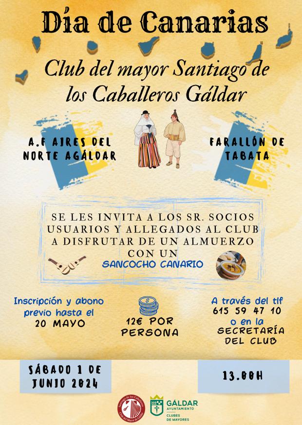 El Club del Mayor celebra el Día de Canarias con agrupaciones folclóricas el 1 de junio