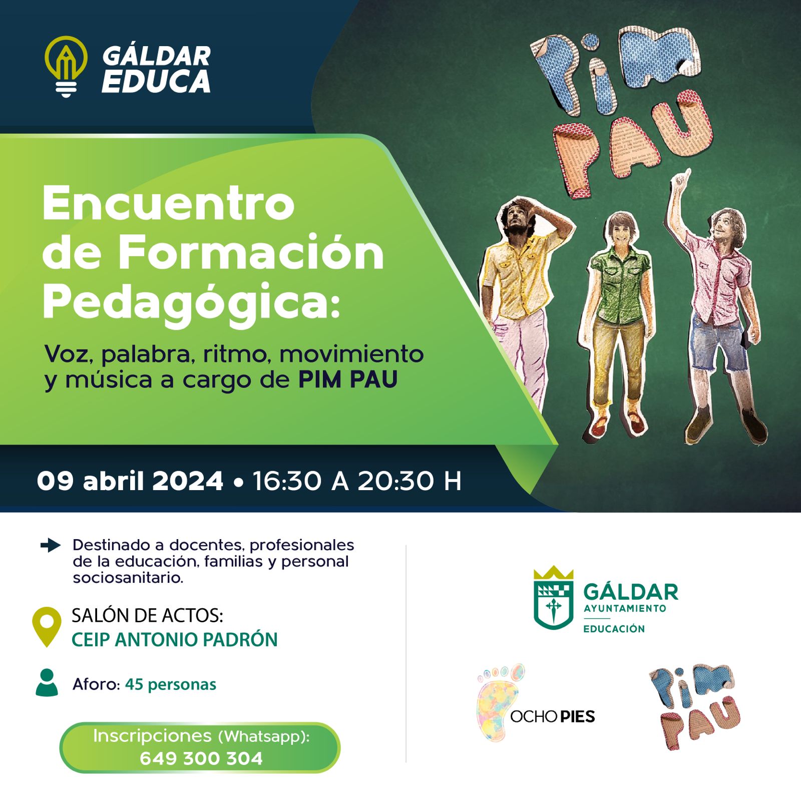 ‘Gáldar Educa’ ofrece a la comunidad educativa unas jornadas de formación con una mañana de exposición de proyectos en la Plaza de Santiago