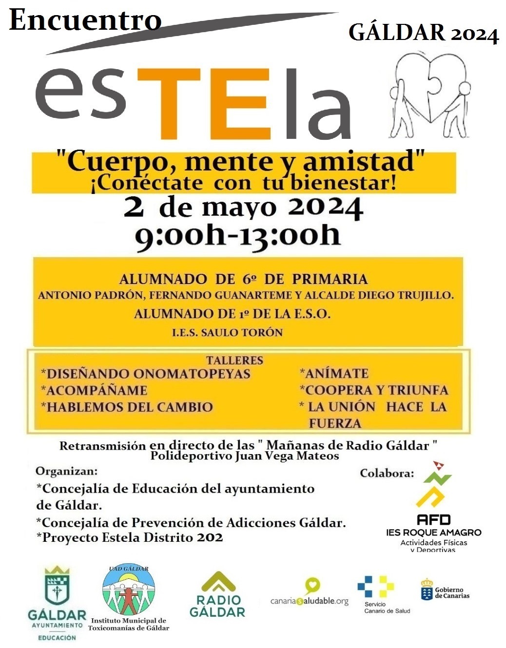 El Ayuntamiento organiza este jueves el Encuentro Estela, que desarrolla talleres con alumnado del municipio