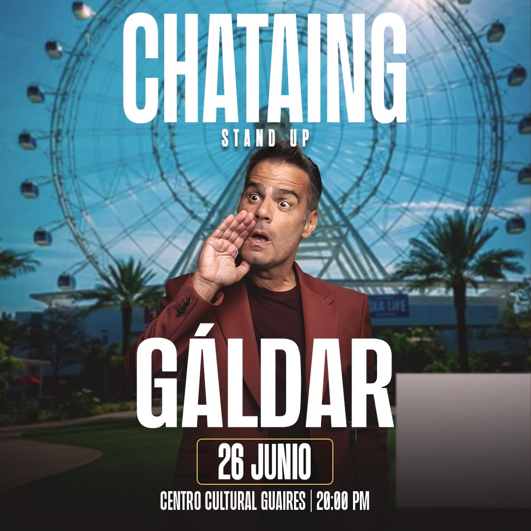 El Guaires acoge el 26 de junio un espectáculo del humorista Luis Chataing