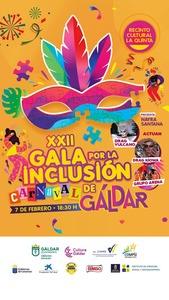 Cartel de la XXII Gala por la Inclusion1