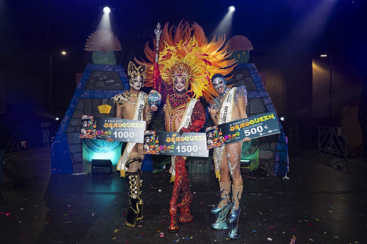 Vulcano se corona Drag Queen del Carnaval de Teror 2024