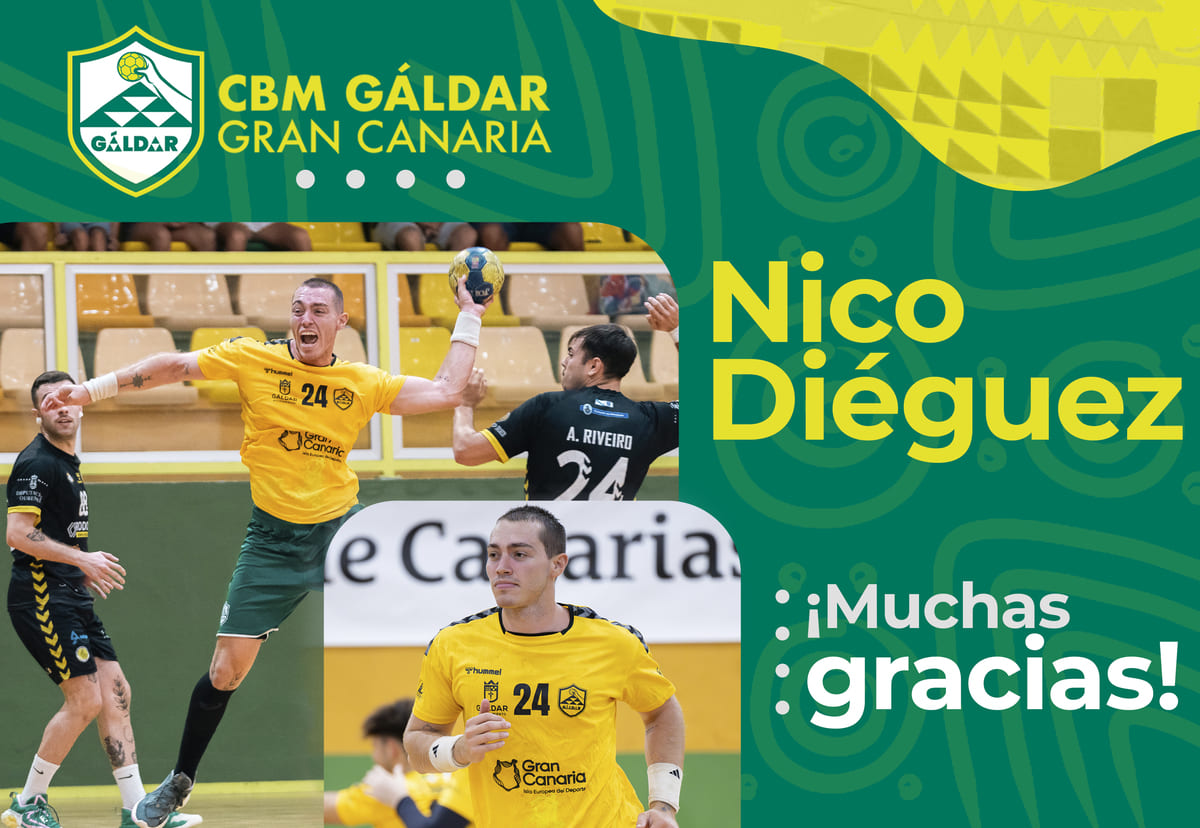 Nico Diéguez no continuará en el Balonmano Gáldar Gran Canaria