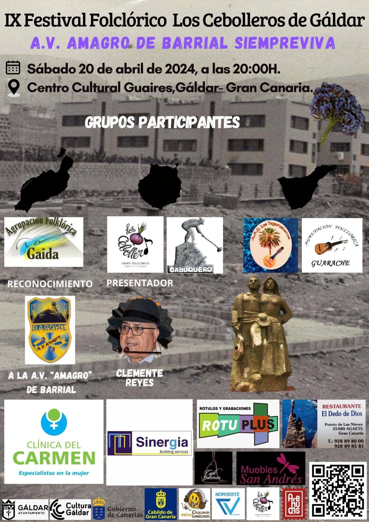 El IX Festival Los Cebolleros reconoce la labor de la A.V. Amagro de Barrial, este próximo sábado en el Guaires.