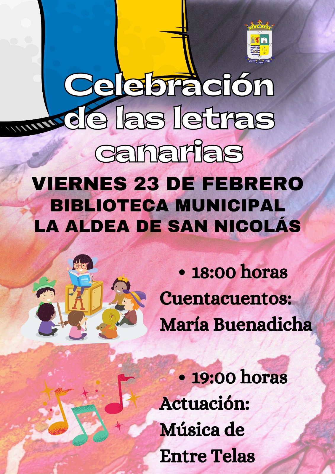 La Aldea de San Nicolás celebra el Día de las Letras Canarias con música y cuentacuentos