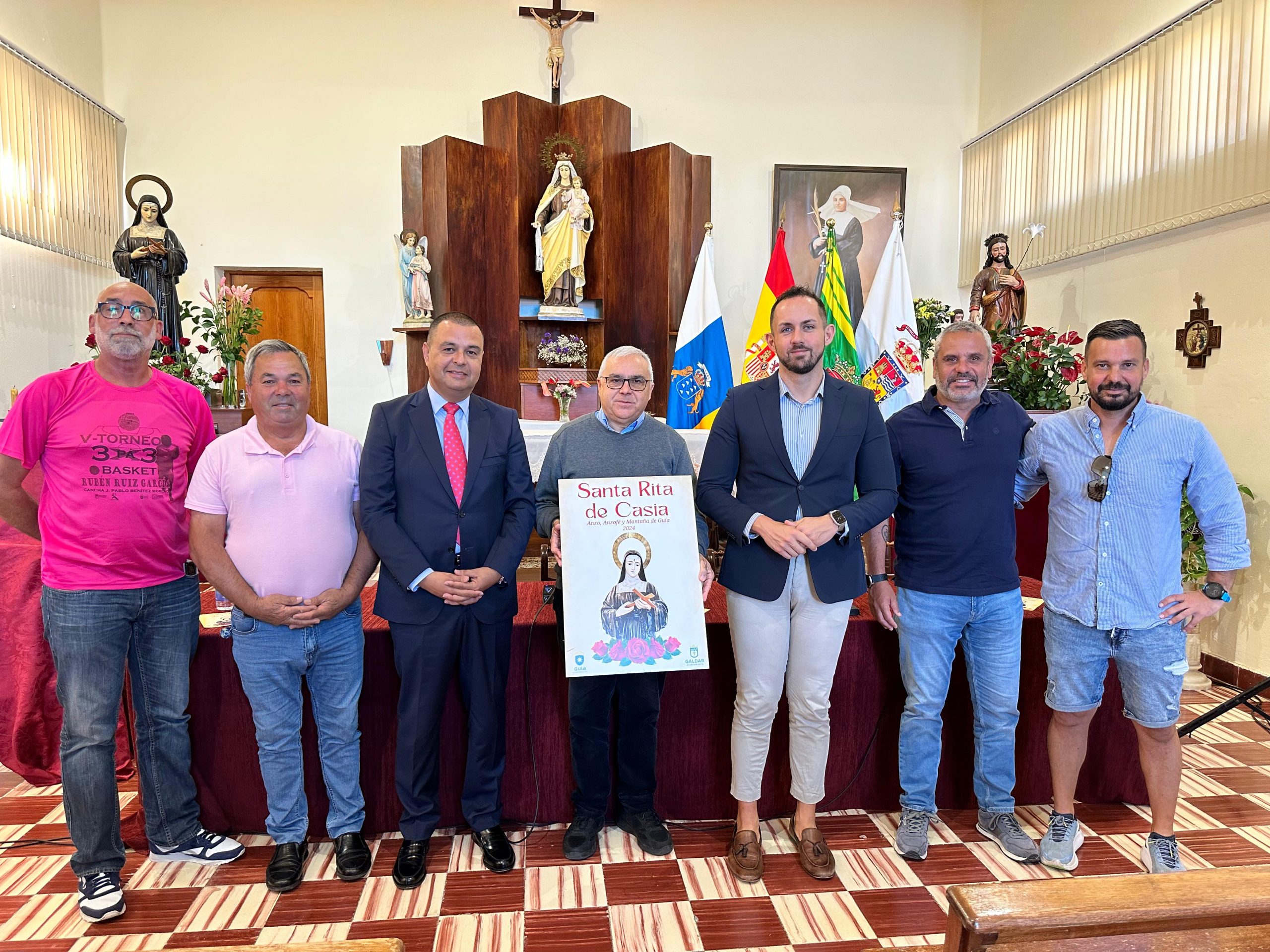 Gáldar y Guía presentan las Fiestas en honor a Santa Rita de Casia
