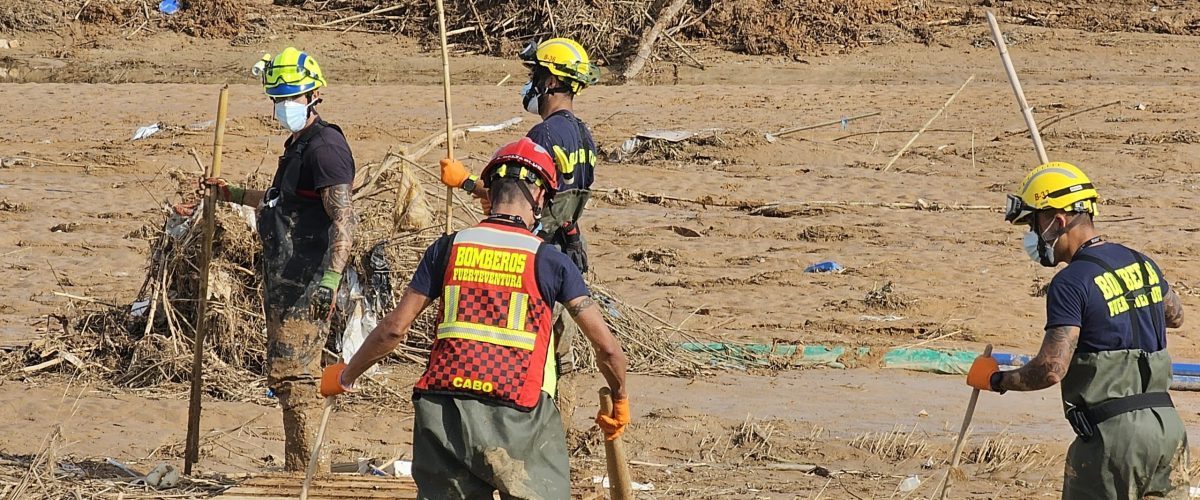 091124 Bomberos de Fuerteventura rastrean un área de La Albufera