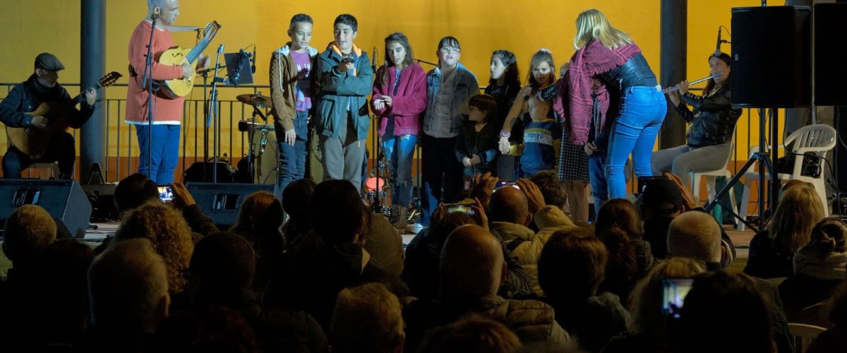 Actuacion de Yeray Rodriguez en Saucillo en el marco del Festival Altos de Galdar