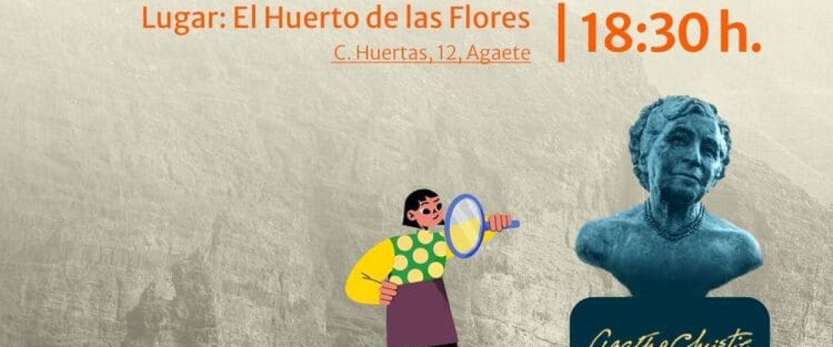 Agatha Christie vuelve a Agaete con un encuentro literario este viernes 1