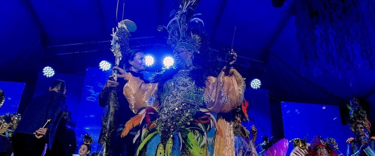 Alexis Armas Susanita Clavel y ‘En gondola de mar campeones de la Gala del Carnaval de Agaete 20236