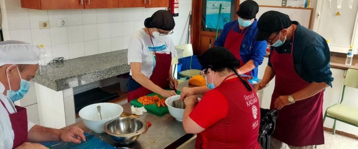 Alumnos del proyecto Cocina inclusiva