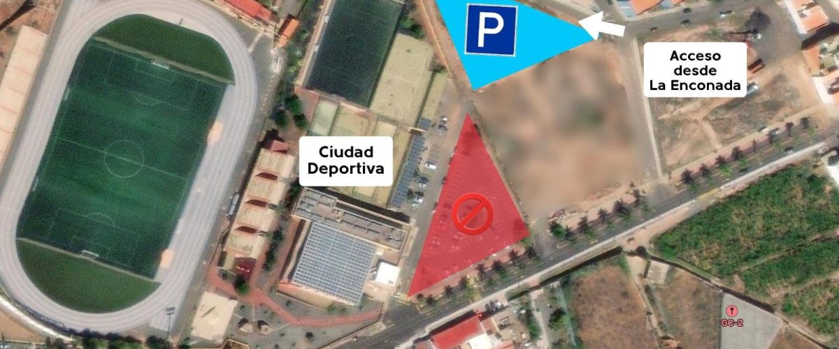 Aparcamiento junto a la Ciudad Deportiva