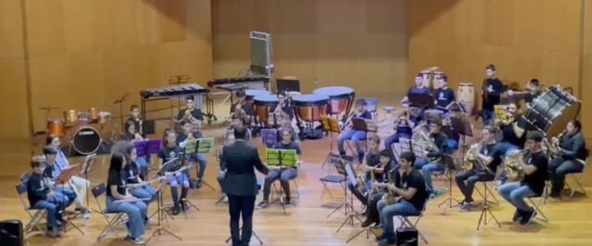 Banda infantil en el Conservatorio de Las Palmas de Gran Canaria 1