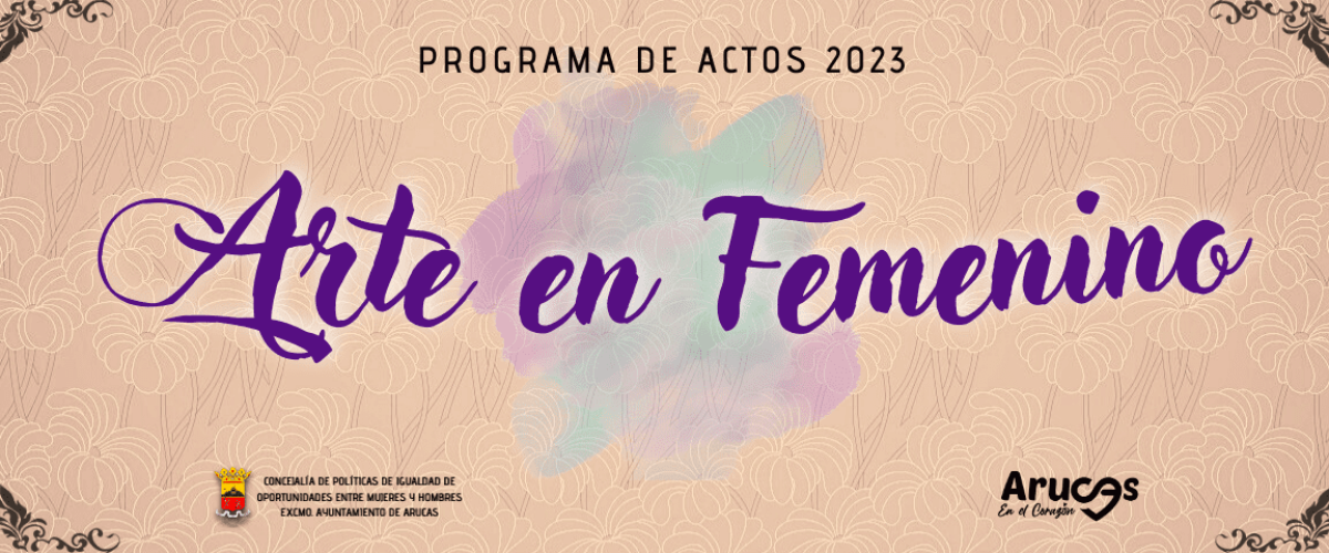 Banner ARTE EN FEMENINO 2023