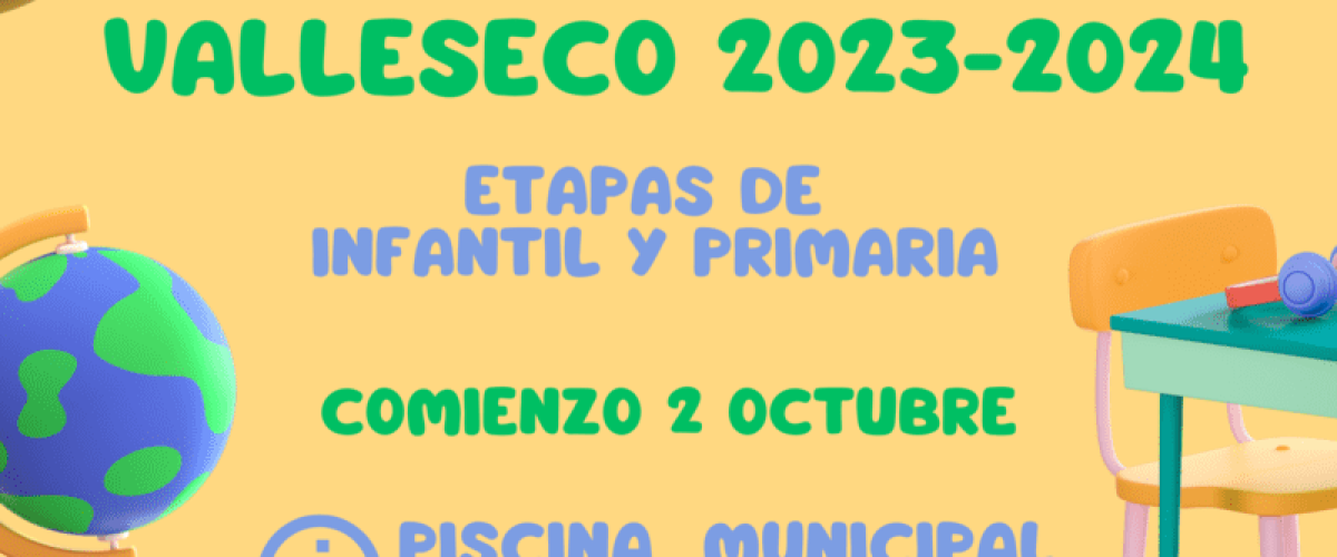 CARTEL ESCUELA DE TARDE 2023 2024