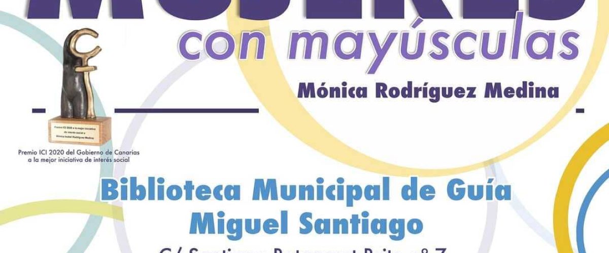 CARTEL EXPOSICIÓN MUJERES CON MAYÚSCULAS