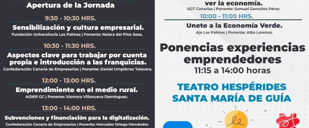 CARTEL JORNADAS GUIA EMPRENDE 2023