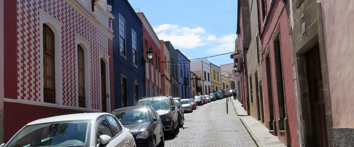 Calle Pérez Galdós, en el casco histórico