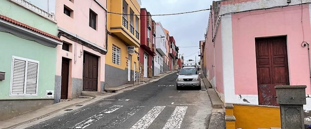 Calle Santa Barbara en el barrio de San Juan